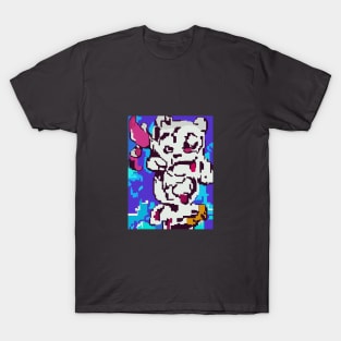 Abstract White Tiger T-Shirt